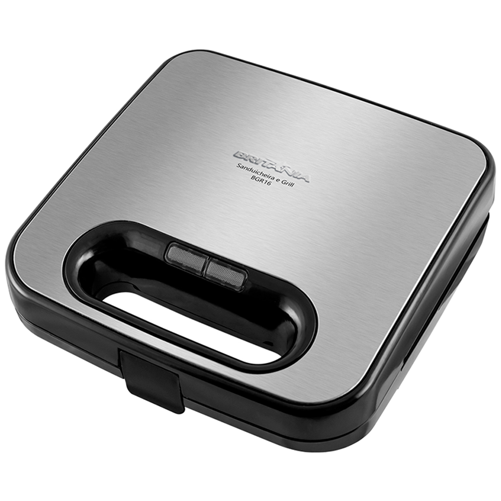 Grill e Sanduicheira Britânia Antiaderente 750W BGR16