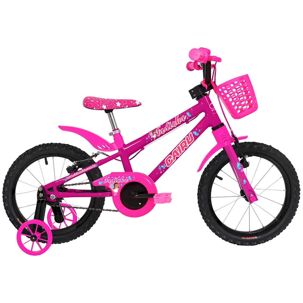 Bicicleta Infantil Aro 16 Cairu Fadinha MTB Freios V-Break