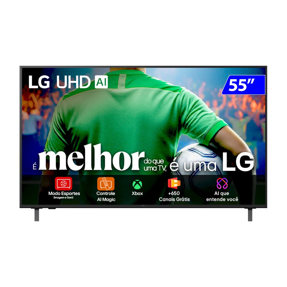 Smart TV LG 55” 4K Comando de Voz 55UA8550PSA