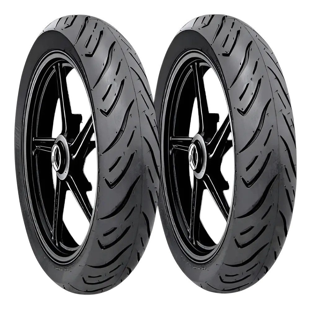 Par Pneu Technic 100/80-18 + 80/100-18 S/c Cg 160 Titan