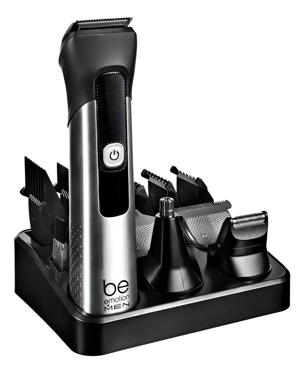 Aparador De Pelos Maxgroom Be Emotion Men - Polishop Cor Prateado