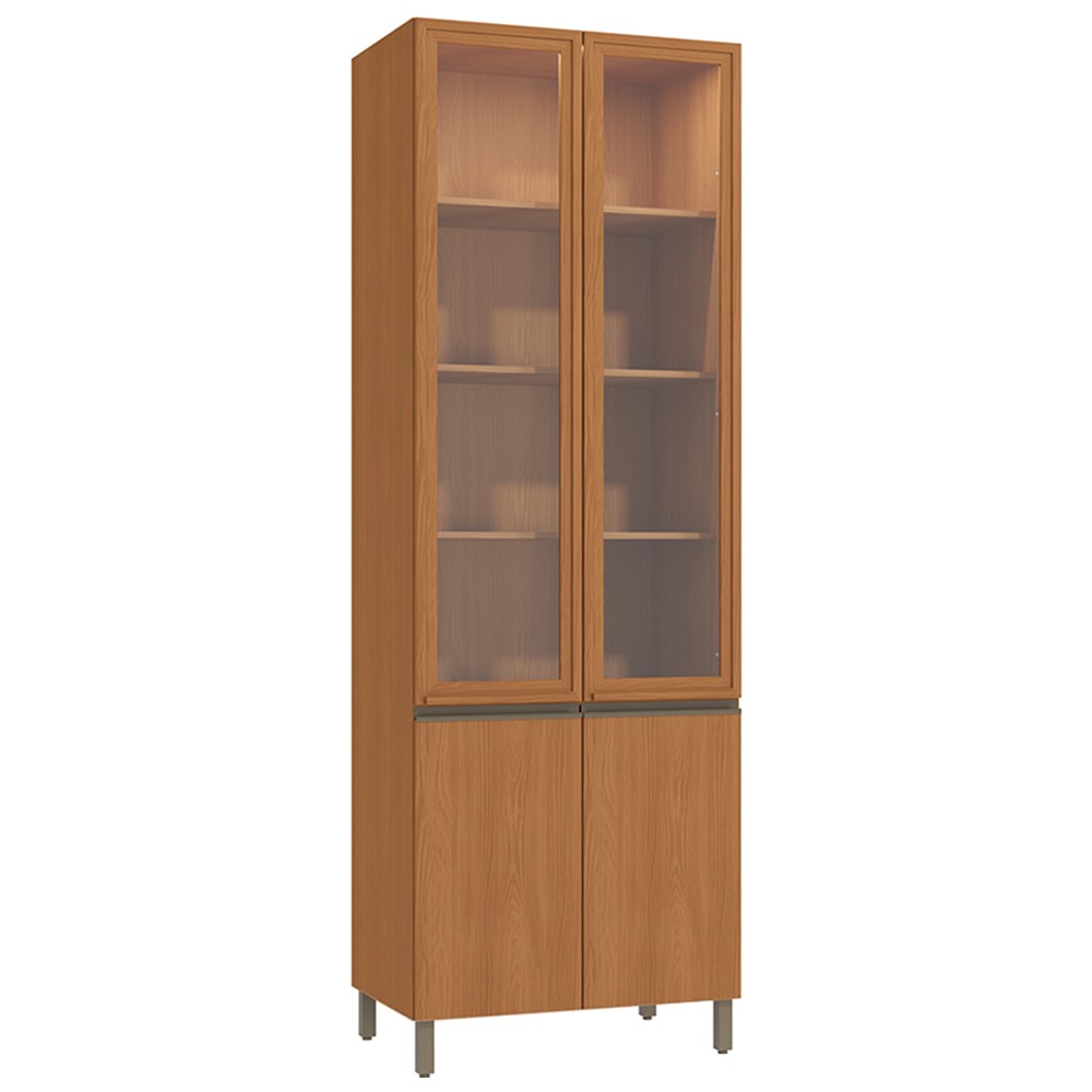 Cristaleira 4 Portas Com Vidro Kappesberg Maxxi