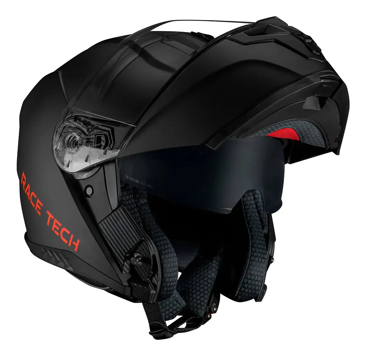 Capacete Race Tech Signal Monocolor Preto Fosco Tamanho do capacete 58/M