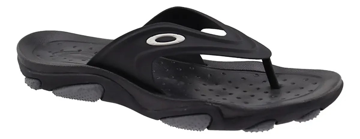 Chinelo Masculino Oakley Titan Black Original Lancamento