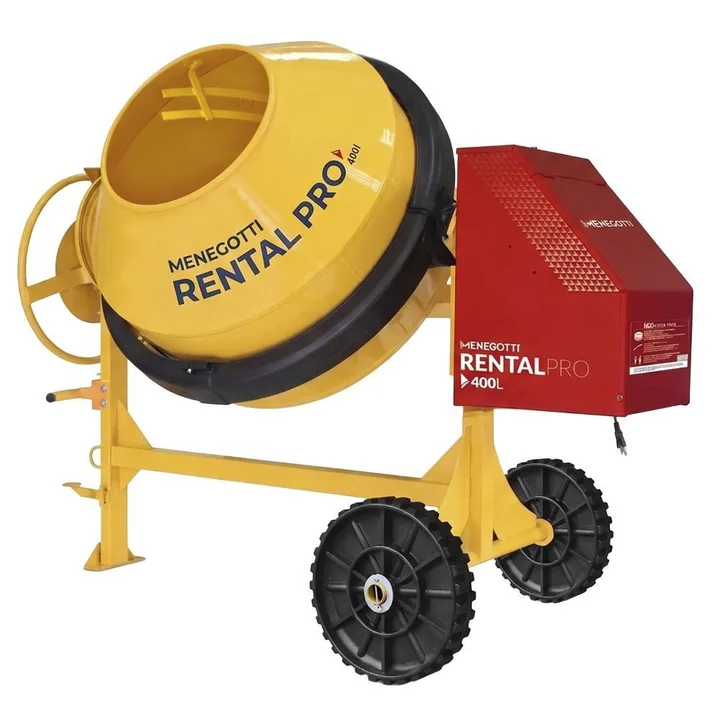 Betoneira 400L 4 Polos 2CV 60Hz Rental Pro com Kit de Segurança MENEGOTTI-40011003
