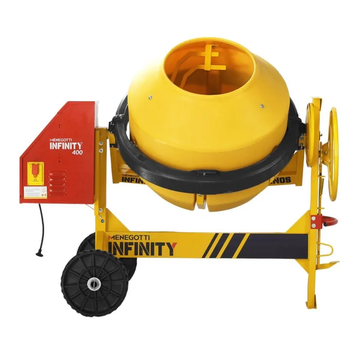 Betoneira Infinity 400 Litros 2CV 4P com Roda Macia e Kit de Segurança MENEGOTTI-40011263
