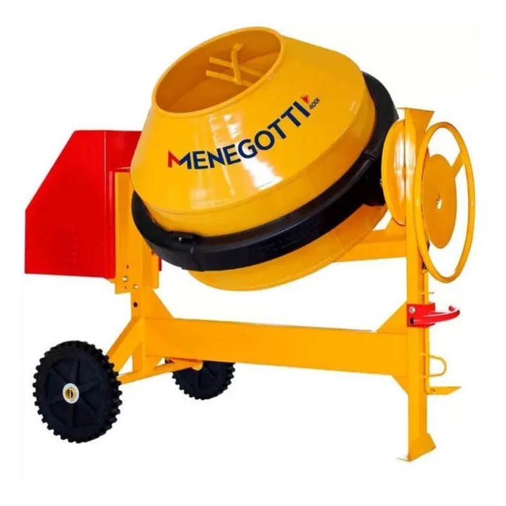 Betoneira Rental 400L com Motor 2CV 4P Trifásico 380V e Kit de Segurança MENEGOTTI-40011267
