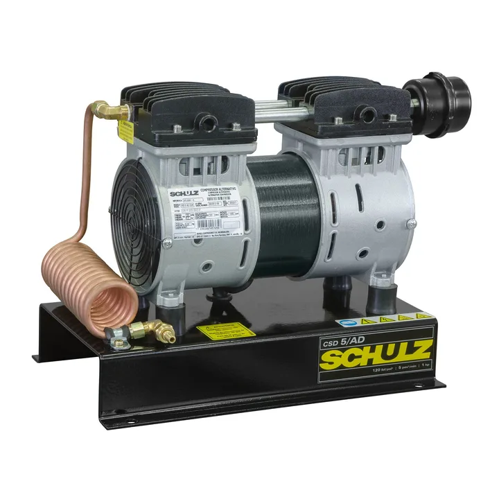 Compressor de Ar Direto 1HP Schulz CSD-5 Isento de Óleo