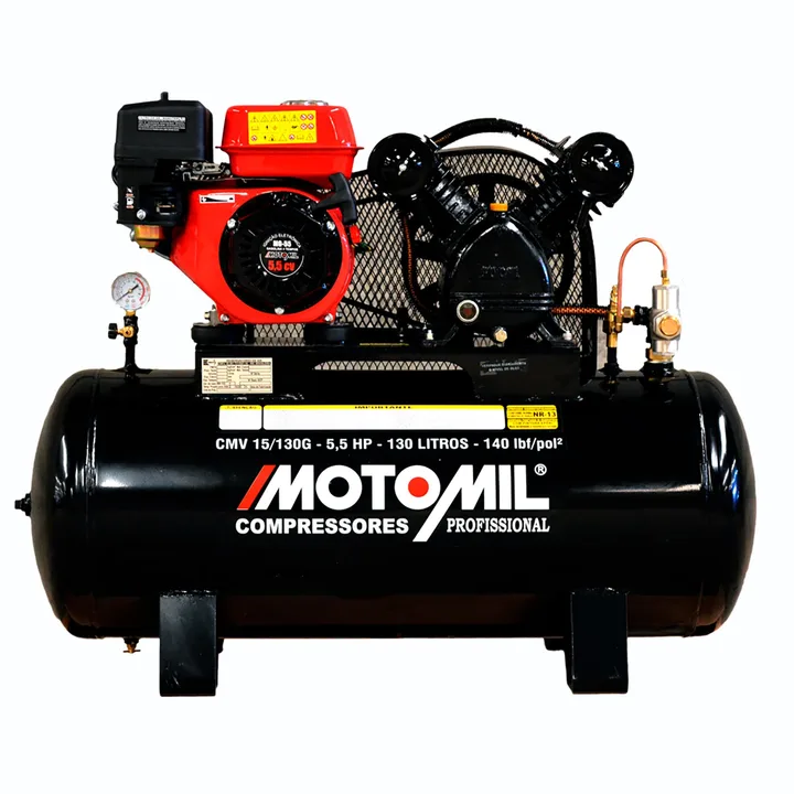 Compressor de Ar CMV-15/130G 5,5HP Motomil