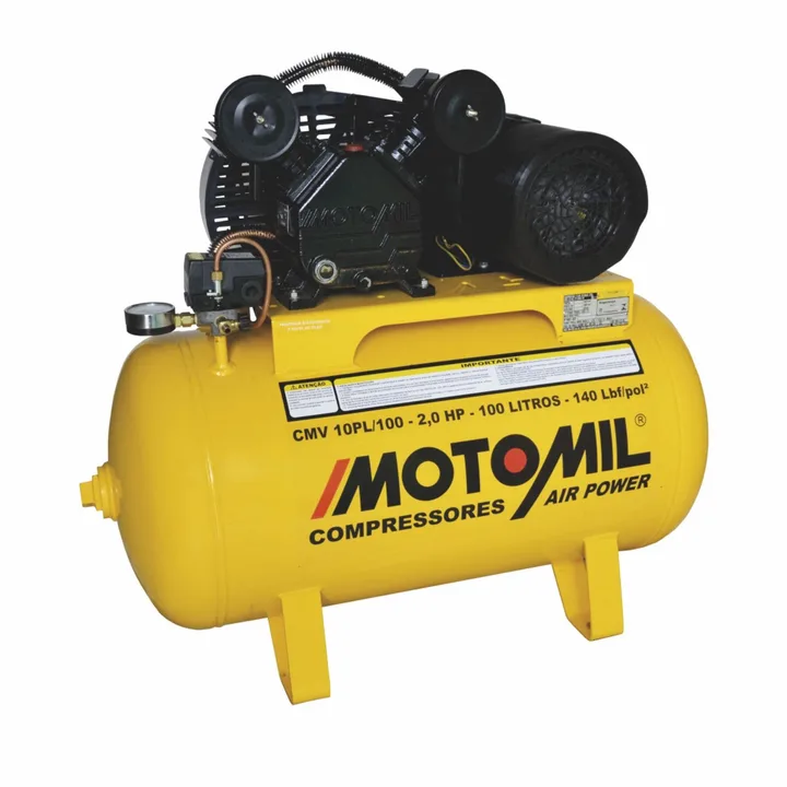 Compressor de Ar Air Power Mono CMV-10PL/100A 2HP Motomil