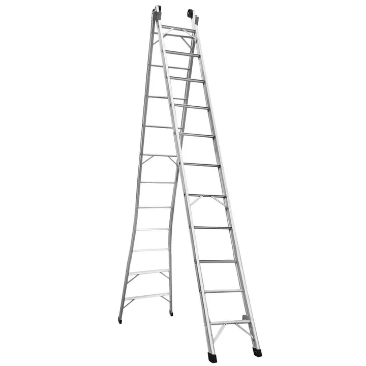Escada Extensível Alumínio 2 X 11 Degraus EPE11 GIBAFER-4279
