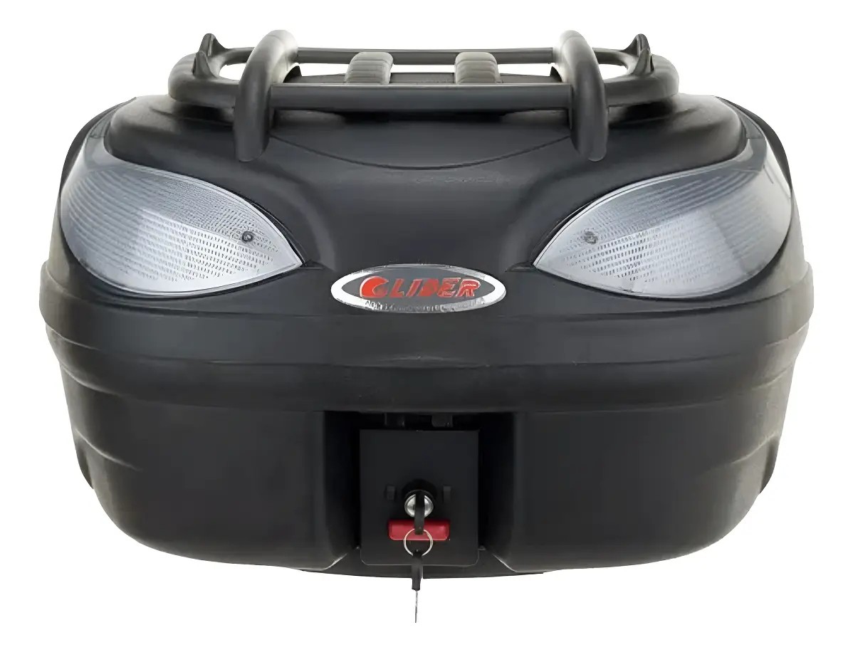 Bauleto 48 Litros Com Grade Externa - Glider Reforçado Cor Cinza-escuro