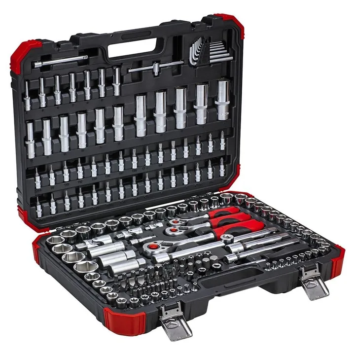 Jogo de Soquetes com Encaixe de 1/4, 3/8 e 1/2 Pol. 172 Peças GEDORE RED-R45603172