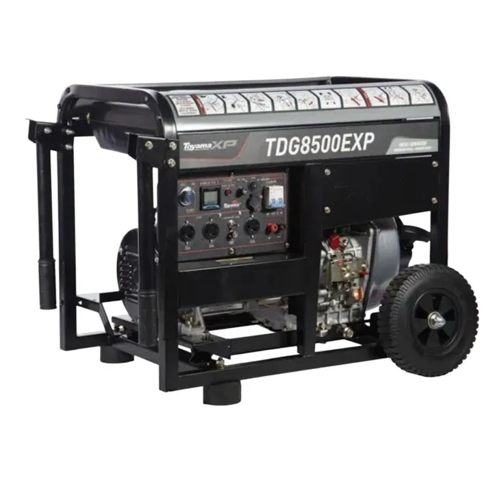 Gerador de Energia a Diesel Aberto TDG8500EXP 4T 498CC 7,0 Kva Monofásico TOYAMA-251-054