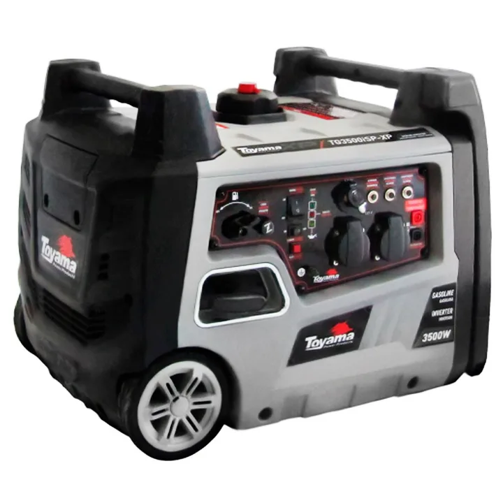 Gerador de Energia Digital a Gasolina 4T 192CC 3.5 kVA TG3500iSPXP Partida Manual TOYAMA-201-042
