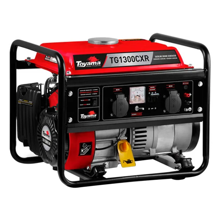 Gerador a Gasolina TG1300CXR 1,25 kVA 96CC 4T Partida Manual TOYAMA-201-001