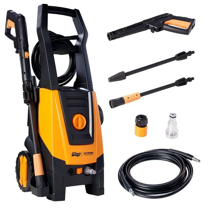 Lavadora de Alta Pressão Extreme Turbo 2450PSI 1900W Motor de Indução com Mangueira 5 Metros . WAP-FW00675