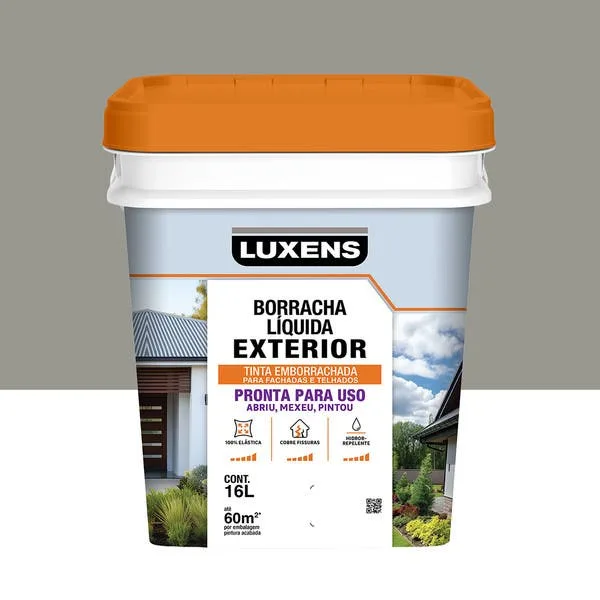 Tinta Emborrachada Fosco Premium Externo Elefante 16L Luxens