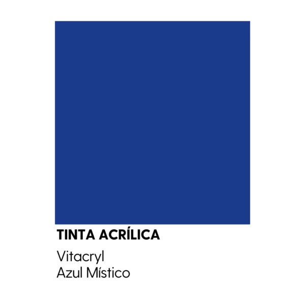 Tinta Emborrachada Acetinada Azuis - Azul Místico - 3 6 Lts