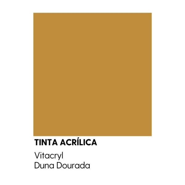 Tinta Emborrachada Acetinada Amarelos - Duna Dourada - 3 6 Lts