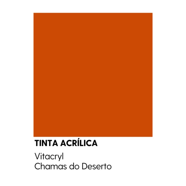 Tinta Emborrachada Acetinada Laranjas - Chamas Do Deserto - 3 6 Lts
