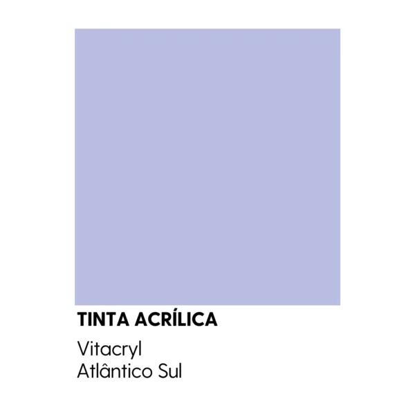 Tinta Emborrachada Acetinada Azuis - Atlântico Azul - 3 6 Lts