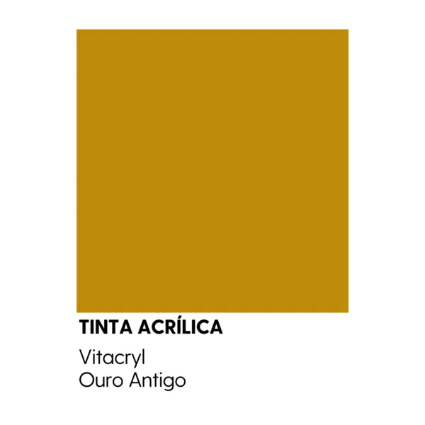 Tinta Emborrachada Acetinada Amarelos - Ouro Antigo - 3 6 Lts