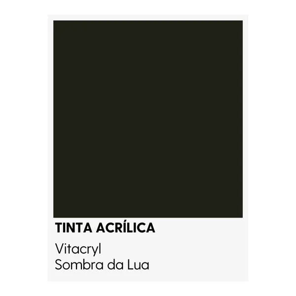Tinta Emborrachada Acetinada Pretos - Sombra Da Lua - 3 6 Lts