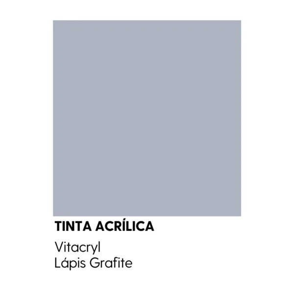 Tinta Emborrachada Acetinada Cinzas - Lápis Grafite - 3 6 Lts