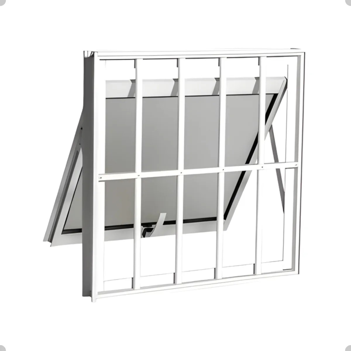 Max Ar 60x60 De Banheiro Alumínio Com Grade Perfil Linha 25
