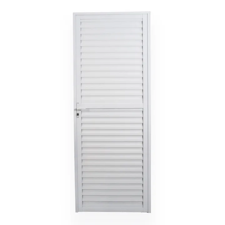 Porta de Alumínio Laminada 210x60cm Soft Plus MGM Branco