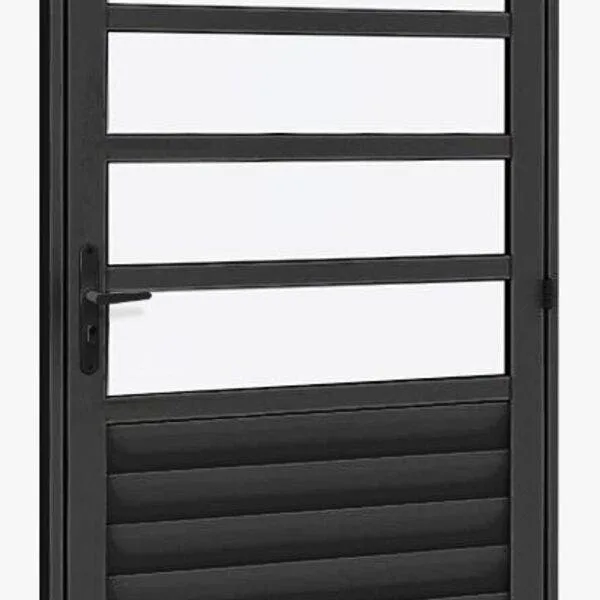 Porta Basculante Laminada 2,10(a) X 0,80(l) Alumínio Preto