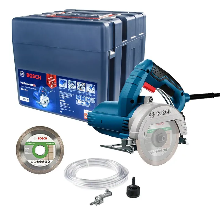 Serra Mármore GDC 151 Titan 1500W com Kit Refrigeração Disco e Maleta BOSCH-06015487D2-000
