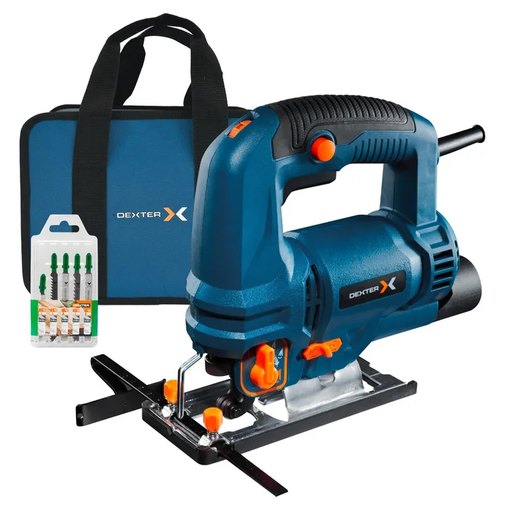 Serra Tico-Tico Dexter 750JS3-100.52B1 750W com Bolsa e Kit de Lâminas