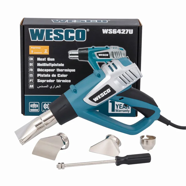 Soprador Térmico Wesco WS6427 2000W com 3 Estágios de Temperatura