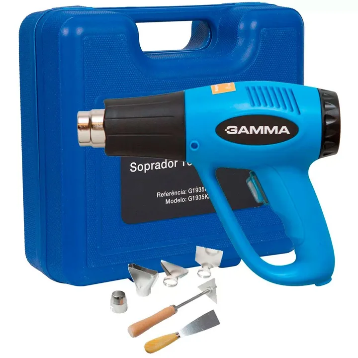 Soprador Térmico 1500W com Maleta e 6 Acessórios GAMMA-G1935K