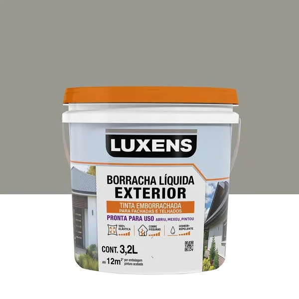 Tinta Emborrachada Fosco Standard Externo Elefante 3,2L Luxens