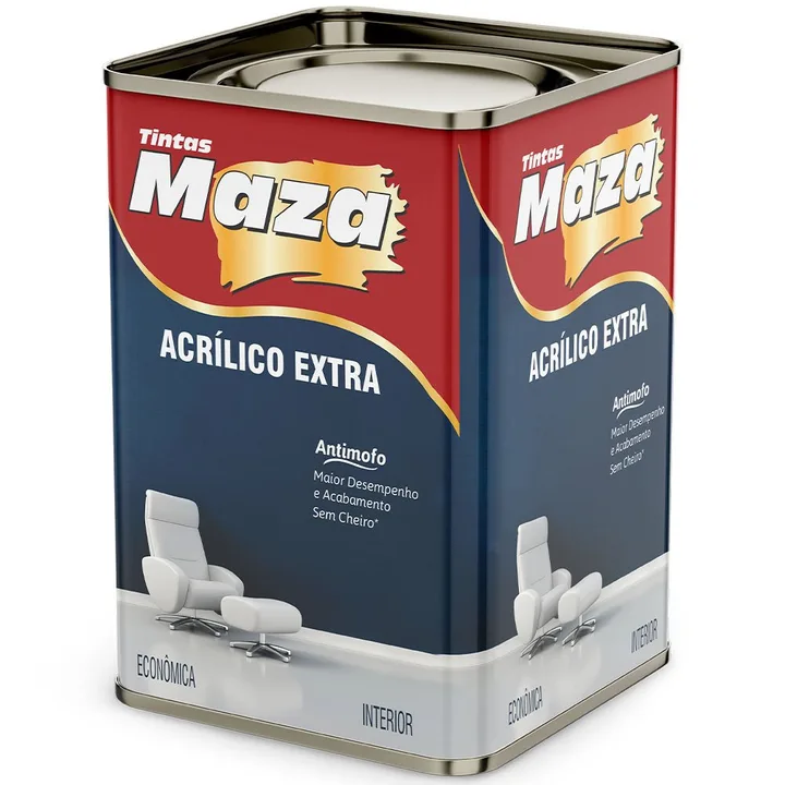 Tinta Acrílica Extra Cromio Fosco 18L MAZA-28371