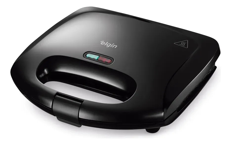 Sanduicheira Fast Time Elgin 800w Placas Duplas Preto