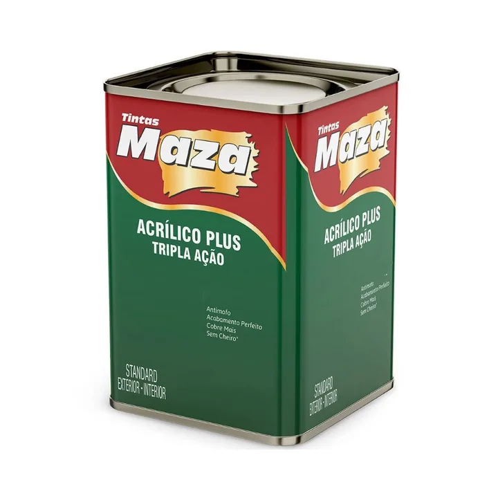 Tinta Acrílica Plus Azul Profundo Fosco 18L MAZA-17067