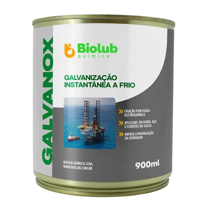 Tinta Epóxi Galvanização a Frio 900ml Galvanox BIOLUB-1390