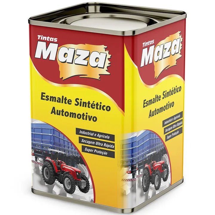 Tinta Esmalte Industrial Vermelho Segurança 5R 4/14 18L MAZA-17023