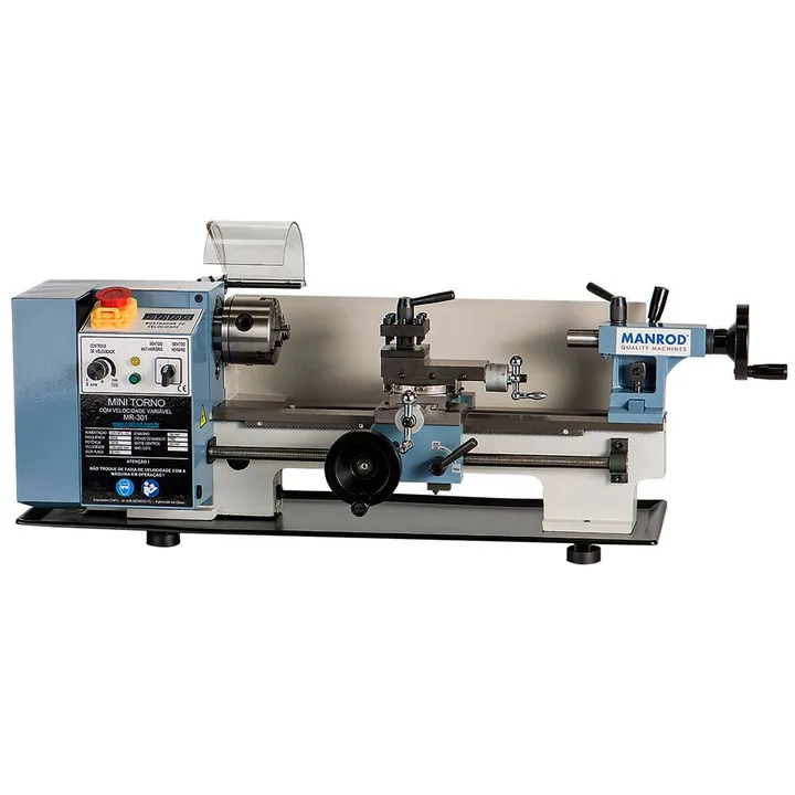 Mini Torno Hobby MR-301 350W Monofásico MANROD-00877012194375