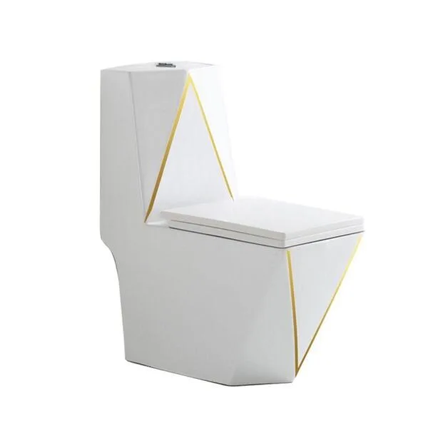 Vaso Sanitário Acoplado (monobloco) Imperial Diamond Gold