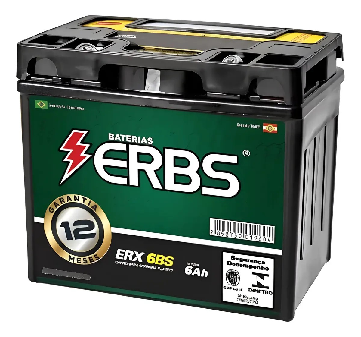 Bateria Moto Erbs Erx-6bs Biz 125es Titan 150 Mix Factor 125
