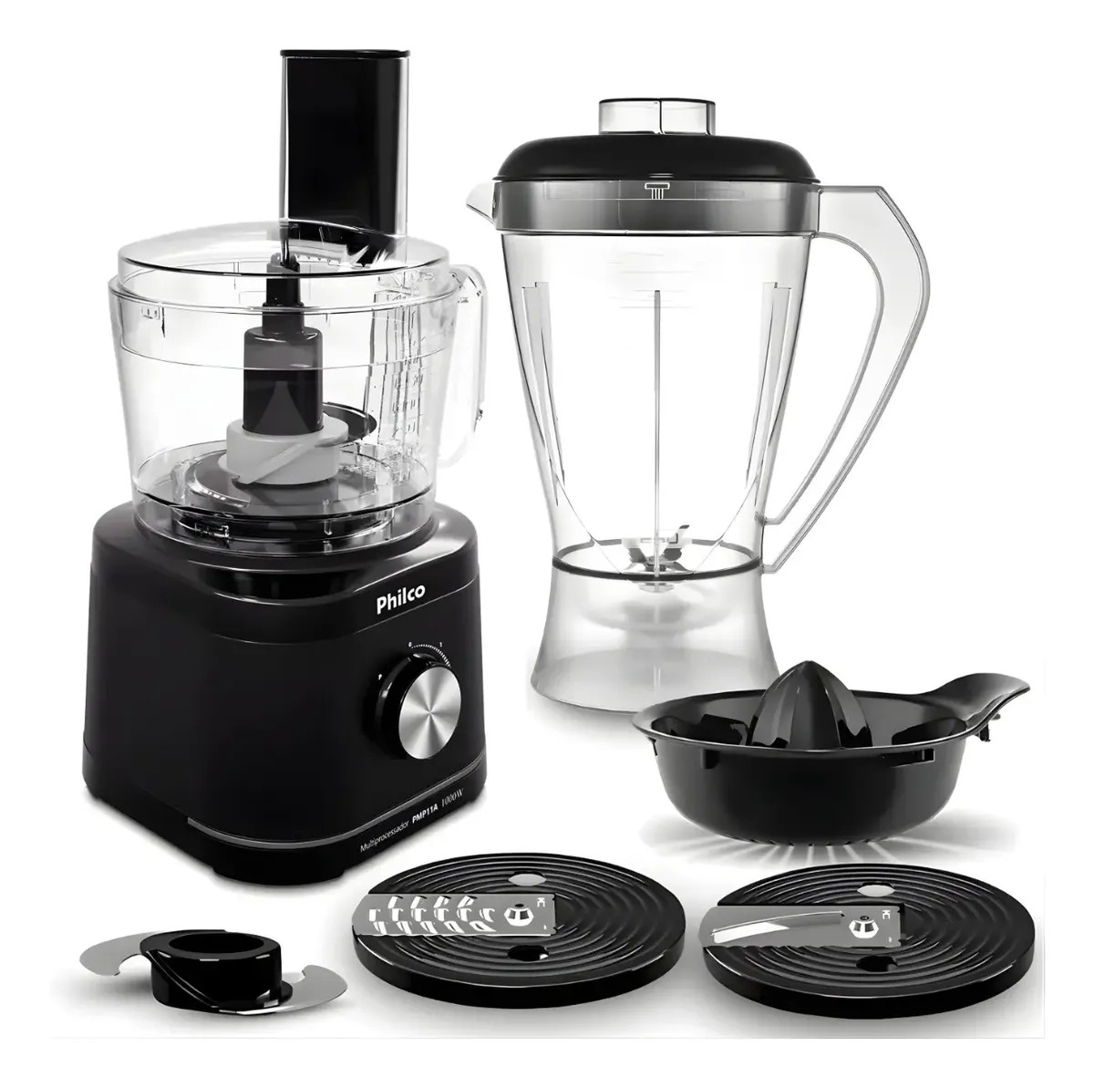 Multiprocessador 5 Em 1 1000w Philco Turbo Com Espremedor