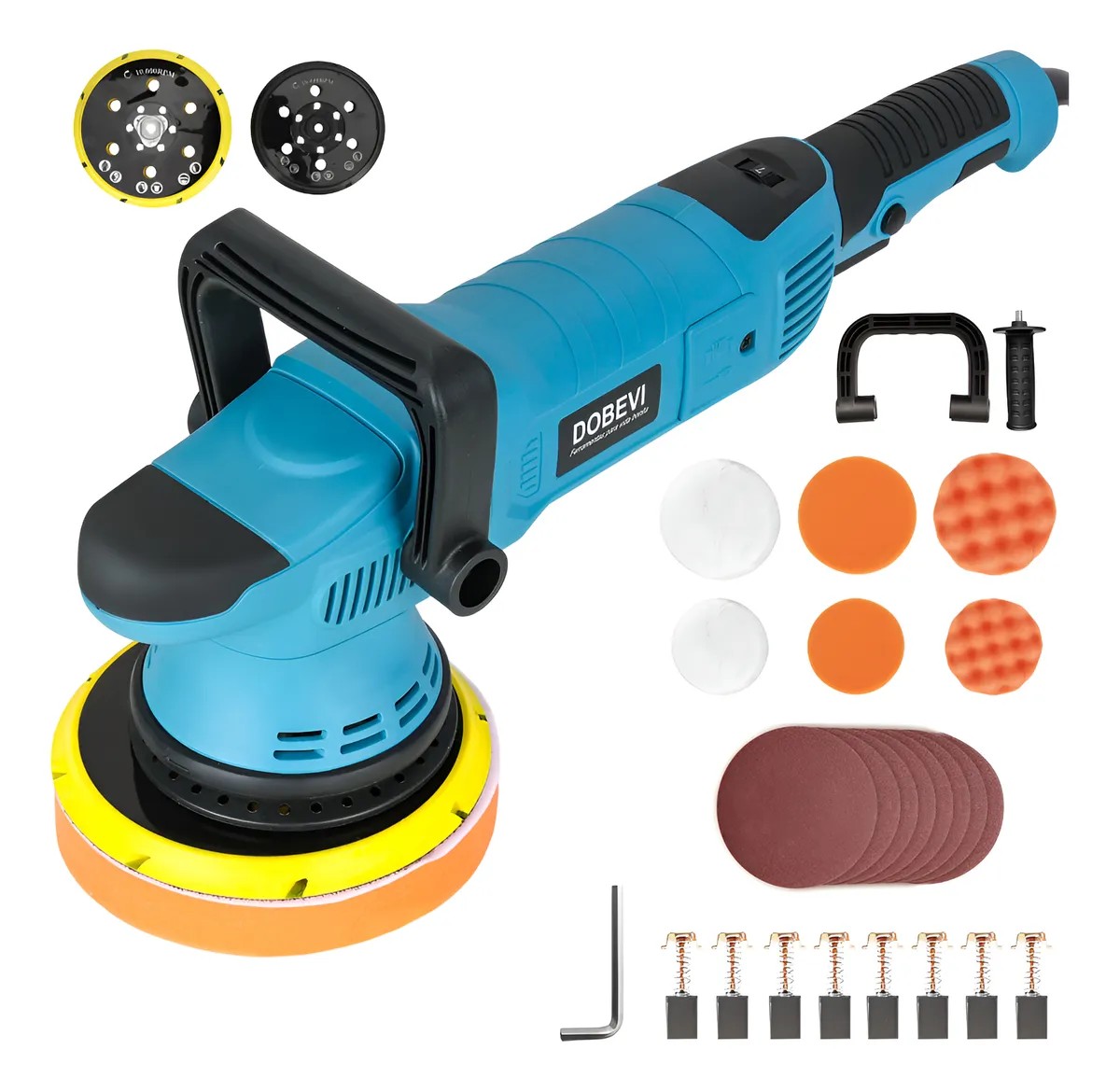 Politriz Eletrica Roto Orbital 15mm 5 E 6 Pol 1600w