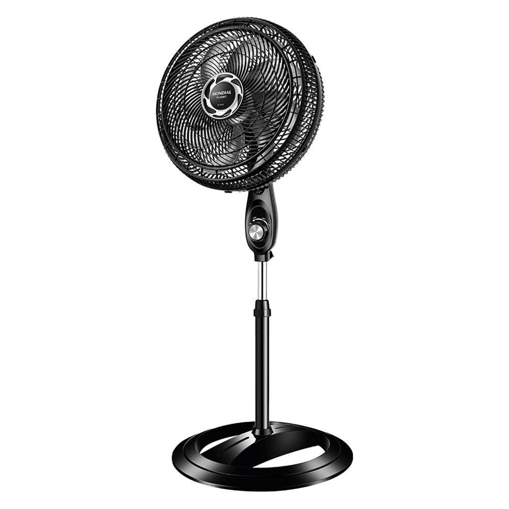Ventilador de Coluna Mondial Turbo 40cm 8 Pás 3 Velocidades NVT-40C-8P-NB 140W