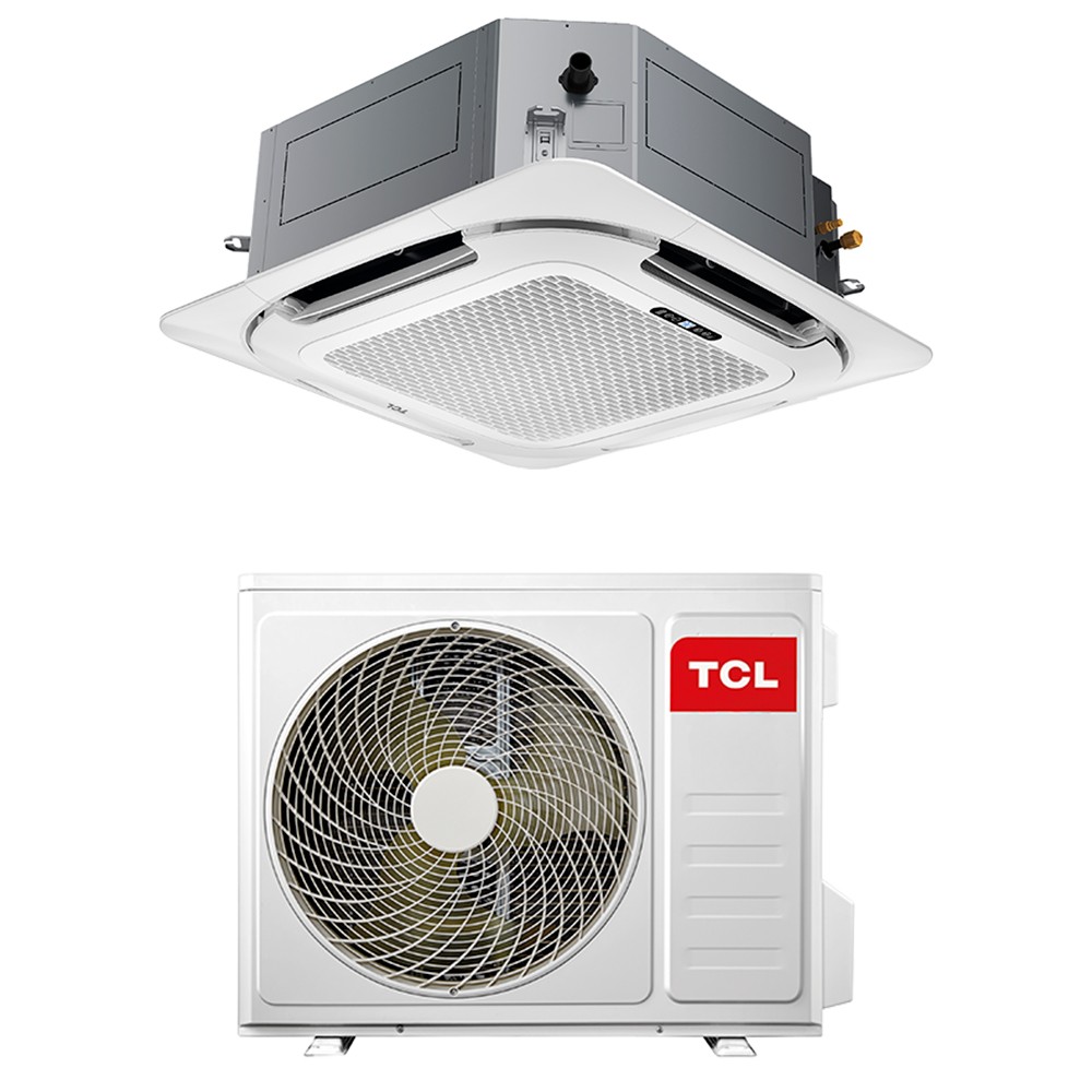 Ar Condicionado Cassete 24.000 BTUs Inverter TCL Quente e Frio
